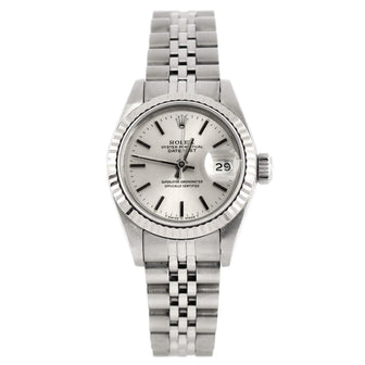 Rolex Oyster Perpetual Datejust Automatic Watch Stainless Steel and White Gold 26