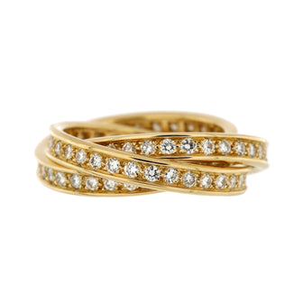 Cartier Trinity Ring 18K Yellow Gold with Diamonds