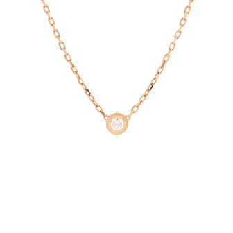 Cartier Cartier D'Amour Pendant Necklace 18K Rose Gold with Diamond Small
