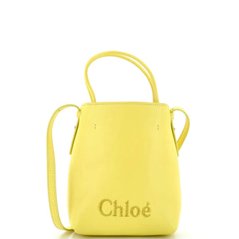 Chloe Sense Tote Leather Micro