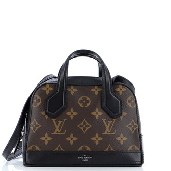 Louis Vuitton Dora Handbag Monogram Canvas and Calfskin Nano