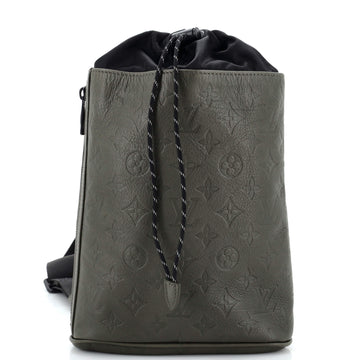 Louis Vuitton Chalk Sling Bag Monogram Shadow Leather