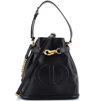 Christian Dior C'est Bucket Bag Leather Medium