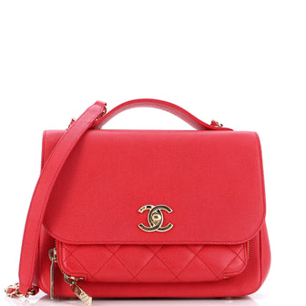 Chanel Business Affinity Flap Bag Quilted Caviar Small