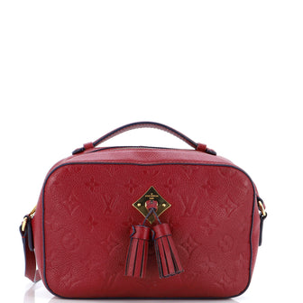 Louis Vuitton Saintonge Handbag Monogram Empreinte Leather