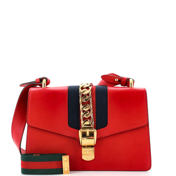 Gucci Sylvie Shoulder Bag Leather Small