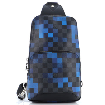 Louis Vuitton Avenue Sling Bag Limited Edition Damier Graphite Pixel