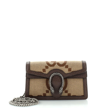 Gucci Dionysus Bag Jumbo GG Canvas Super Mini
