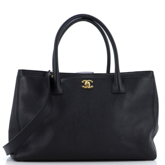 Chanel Cerf Executive Tote Leather Medium