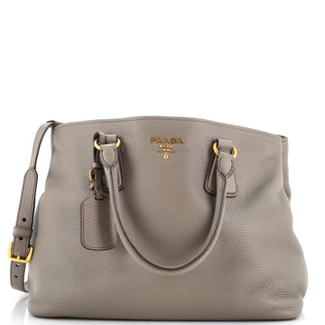 Prada Convertible Open Tote Vitello Daino Medium