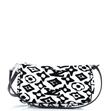 Louis Vuitton Pochette Accessoires NM Limited Edition Urs Fischer Tufted Monogram Canvas