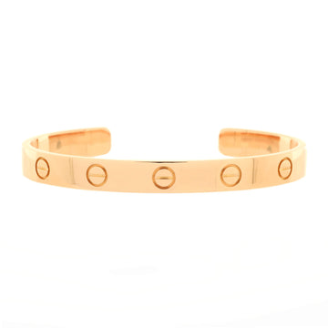 Cartier Love Cuff Bracelet 18K Rose Gold