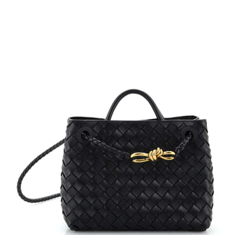 Bottega Veneta Andiamo Top Handle Bag Intrecciato Nappa Small