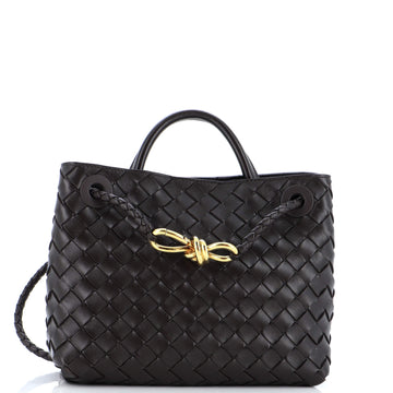 Bottega Veneta Andiamo Top Handle Bag Intrecciato Nappa Small
