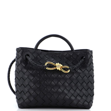 Bottega Veneta Andiamo Top Handle Bag Intrecciato Nappa Small