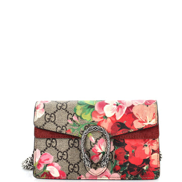 Gucci Dionysus Bag Blooms Print GG Coated Canvas Super Mini