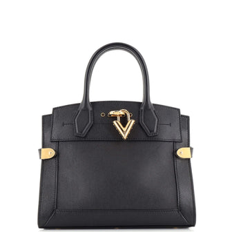 Louis Vuitton Steamer Handbag Leather PM