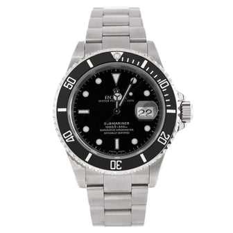 Rolex Oyster Perpetual Submariner Date Automatic Watch Stainless Steel 40