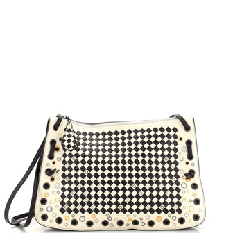 Bottega Veneta Palio Crossbody Bag Intrecciato Nappa with Grommet Detail Medium
