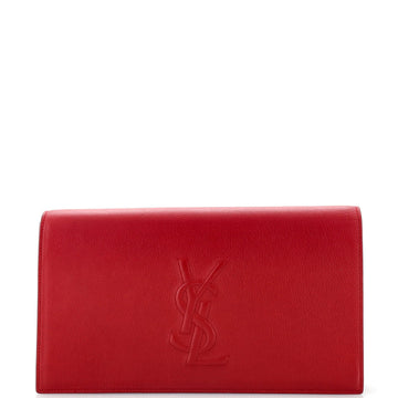 Saint Laurent Belle de Jour Clutch Leather Large