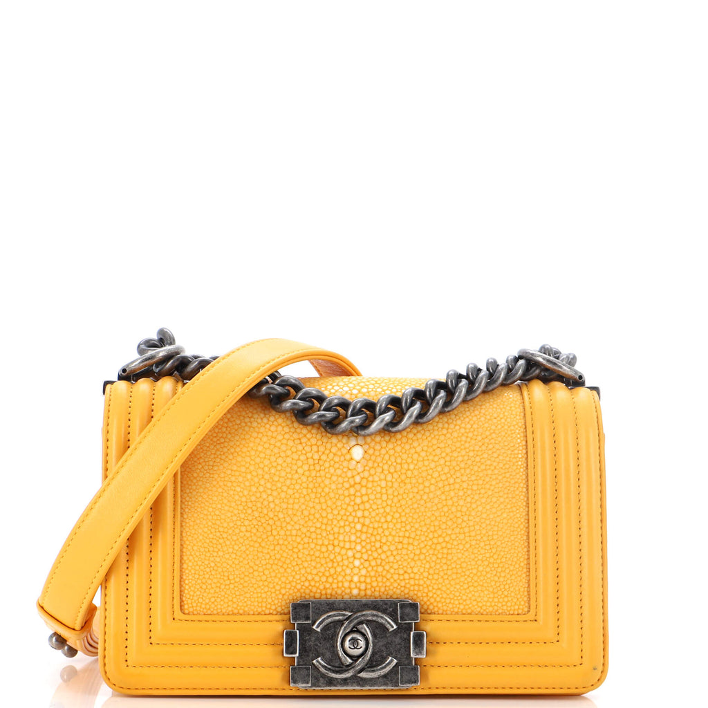 Boy Flap Bag Stingray Small / yellow