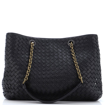 Bottega Veneta Double Chain Tote Intrecciato Nappa Medium