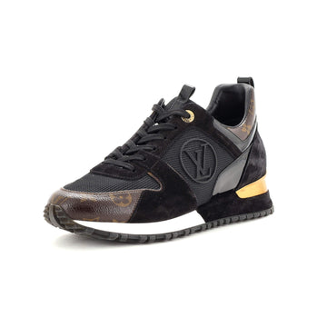 Louis Vuitton Women's Run Away Sneakers Mesh with Monogram Canvas and Leather