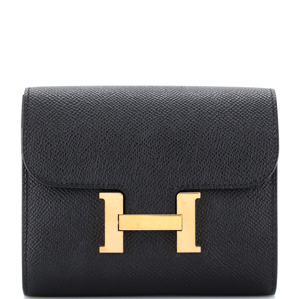 Constance Wallet Epsom Compact / black