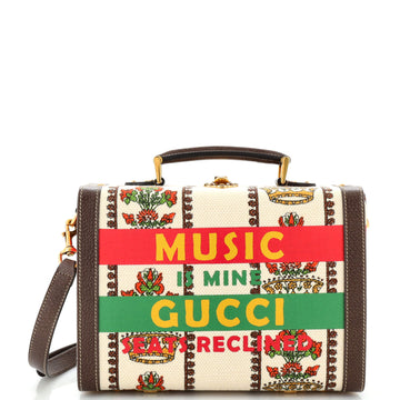 Gucci 100 Top Handle Beauty Case Limited Edition Canvas