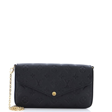 Louis Vuitton Felicie Pochette Monogram Empreinte Leather