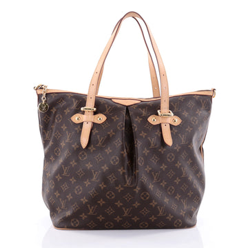 Louis Vuitton Palermo Handbag Monogram Canvas GM Brown 2543901