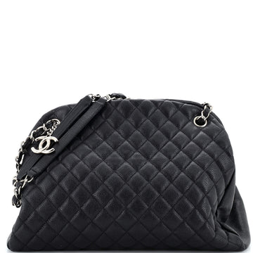 Chanel Just Mademoiselle Bag Quilted Caviar Large