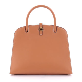 Hermes Dalvy Handbag Chamonix 30 Brown 2544101