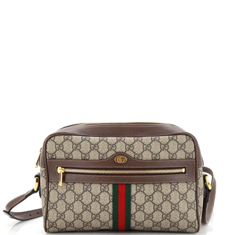 Gucci Ophidia Shoulder Bag GG Coated Canvas Small