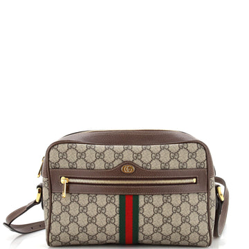 Gucci Ophidia Shoulder Bag GG Coated Canvas Small
