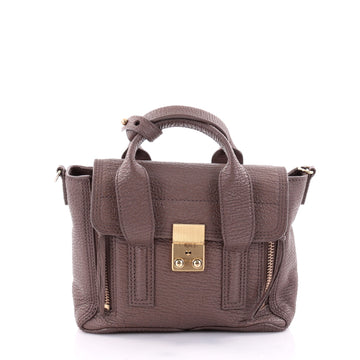 3.1 Phillip Lim Pashli Satchel Leather Mini Brown 2544701