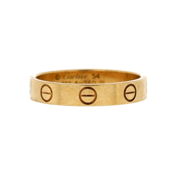 Cartier Love Wedding Band Ring 18K Yellow Gold