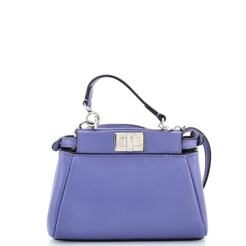 Fendi Peekaboo Bag Leather Micro