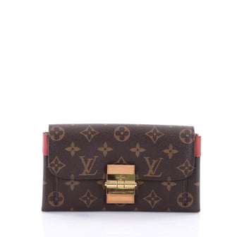 Louis Vuitton Elysee Wallet Monogram Canvas and Leather Brown 2546304