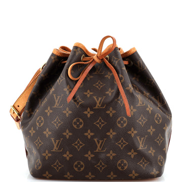 Louis Vuitton Petit Noe Handbag Monogram Canvas