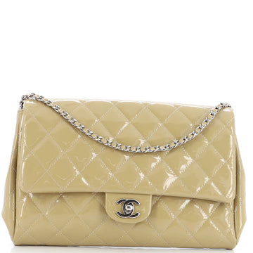 Chanel Clutch with Chain Quilted Patent