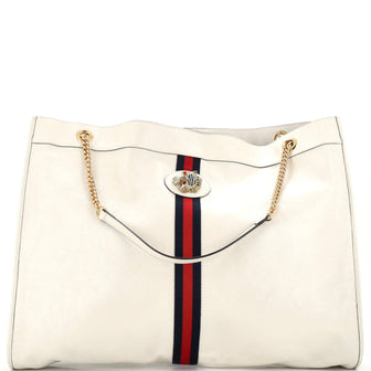 Gucci Rajah Chain Tote Leather XL