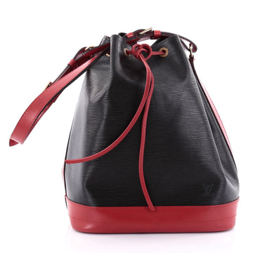 Louis Vuitton Bicolor Noe Handbag Epi Leather Large Red 2547201