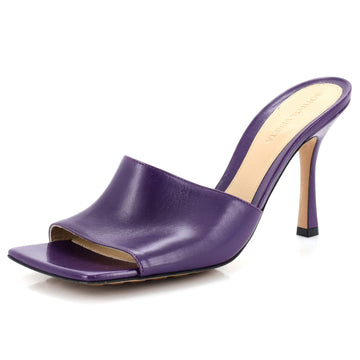 Bottega Veneta Women's Stretch Mule Heeled Sandals Leather