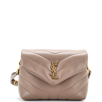 Saint Laurent Loulou Shoulder Bag Matelasse Chevron Leather Toy