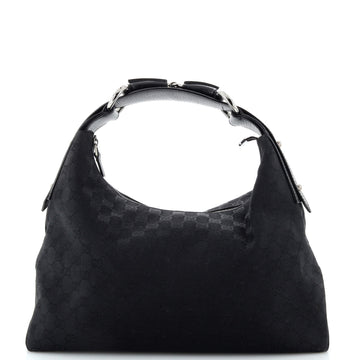Gucci Horsebit Hobo GG Canvas Medium