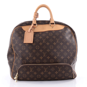 Louis Vuitton Evasion Travel Bag Monogram Canvas MM Brown 2547402