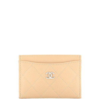 Chanel Classic Card Holder Quilted Caviar