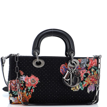 Christian Dior Lady D-Joy Bag Beaded Embroidery Medium