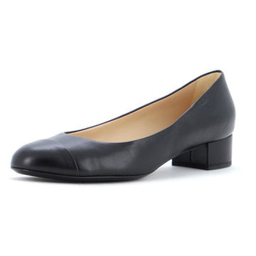 Chanel Women's Pearl Heel Pumps Leather